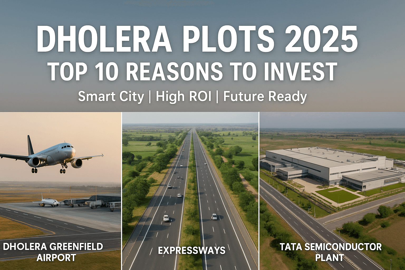 Dholera Smart City: The Top 10 Reasons to Invest in Residential Plots