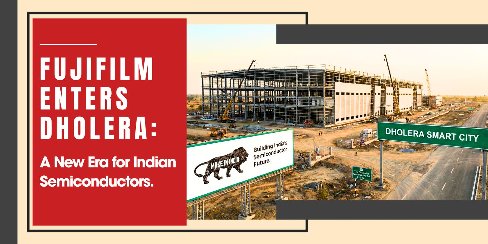 Japanese Giant Fujifilm Electronics Plans Factory in Dholera – Semicon India 2025